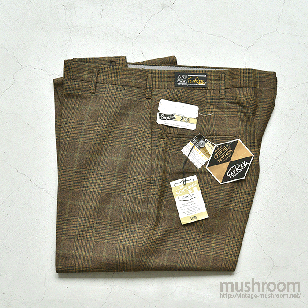 SAXONSHIRE GLEN CHECK SLACKSDEADSTOCK/W36 