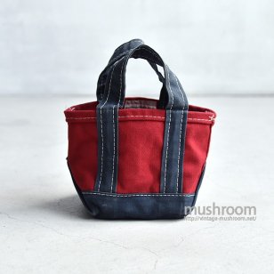 L.L.BEAN DELUXE TOTE BAG（RED×NAVY/EXTRA SMALL）