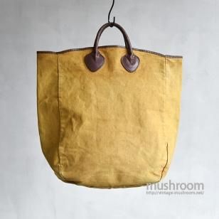 L.L.BEAN BROWN CANVAS TOTE BAG