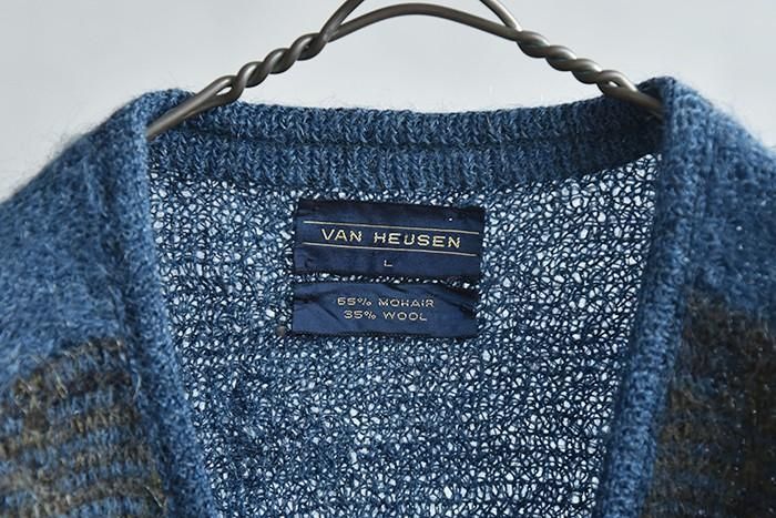 VAN HEUSEN MOHAIR CARDIGAN - 古着屋 | mushroom VAN HEUSEN MOHAIR CARDIGAN - 古着屋 | mushroom