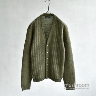 PULITAN STRIPE MOHAIR CARDIGAN