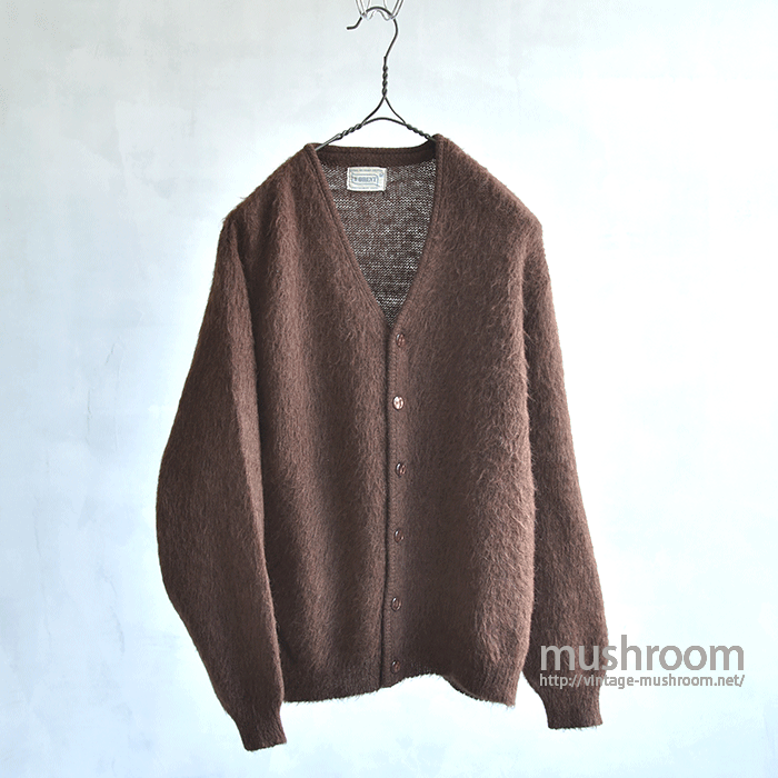 BRENT MOHAIR CARDIGAN - 古着屋 ｜ mushroom(マッシュルーム