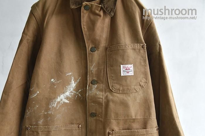 ジャケット・アウター Carhartt duck coverall beige vintage 古着 90年代 カーハート Carhartt ミシガンチョアコート ダック