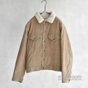 LEVI'S CORDUROY BOA JACKET40/BIGE