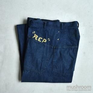 WW2 USN DUNGAREE DENIM TROUSER