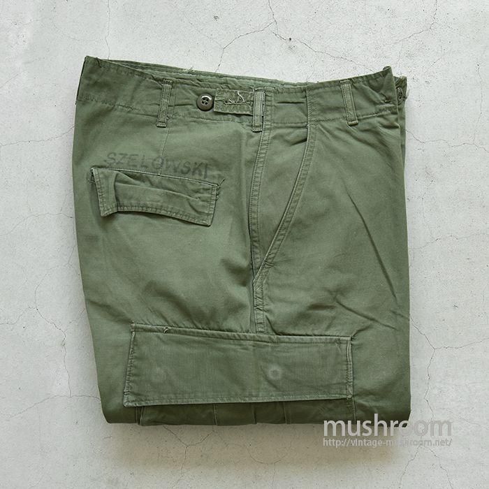 U.S.ARMY JUNGLE FATIGUE PANTS（S-SHORT/2ND） - 古着屋 ｜ mushroom