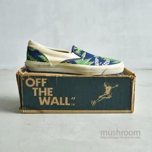 VANS SLIP ON CANVAS SHOES11H/DEADSTOCK