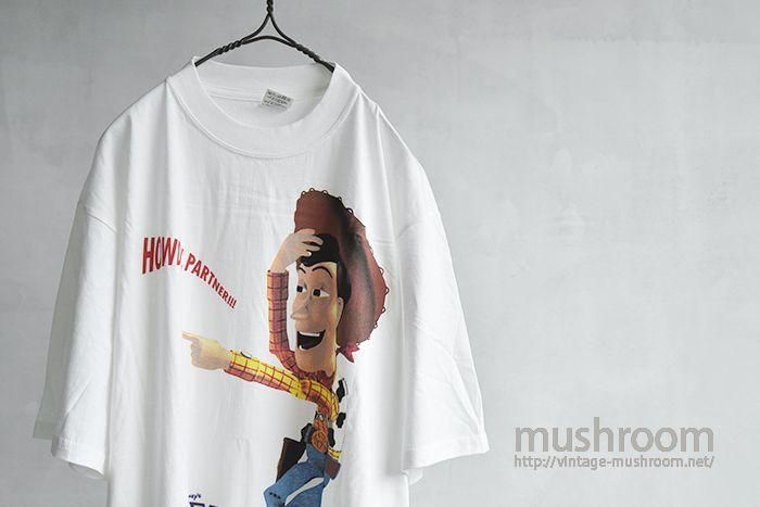 TOY STORY WOODY TEE（L/DEADSTOCK） - 古着屋 ｜ mushroom