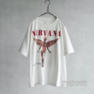 NIRVANA IN UTERO 93 TOUR TEE