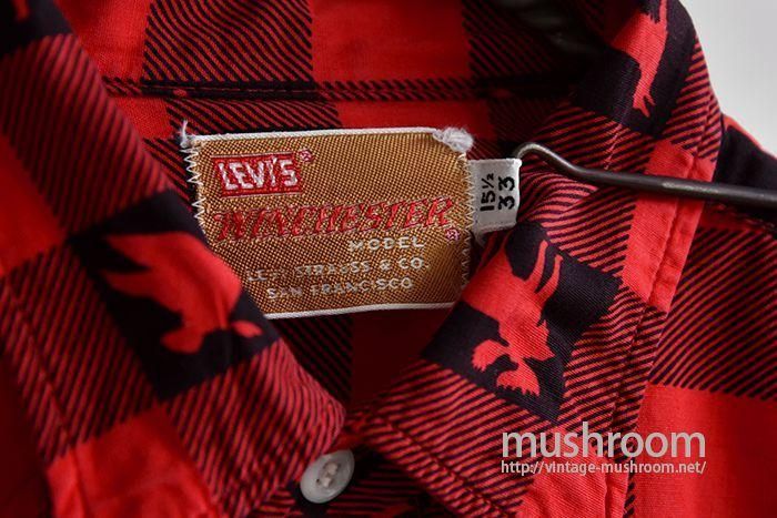 LEVIS】リーバイス『WINCHESTER COTTON WESTERN SHIRT アニマル