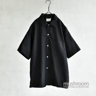 MARLBORO BLK COTTON S/S BOX SHIRT