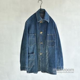 FINCH DENIM COVERALL WITH CHINSTRAP