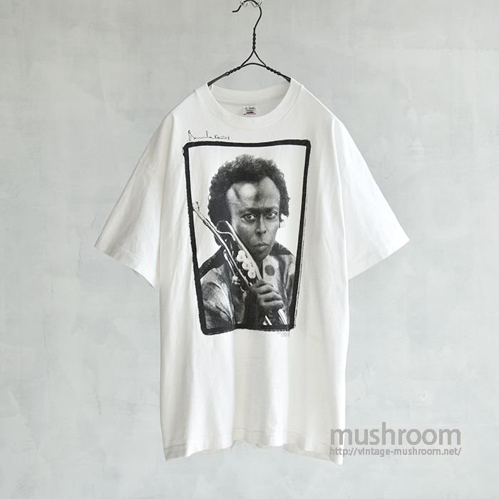 MILES DAVIS MUSIC T-SHIRT - 古着屋 ｜ mushroom(マッシュルーム