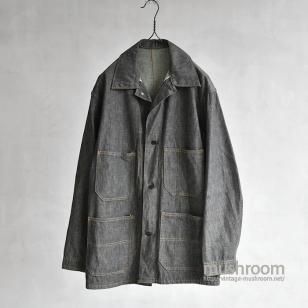 OLD BLACK DENIM COVERALL