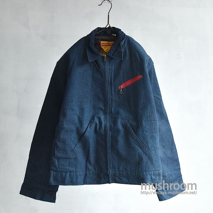 HEAVY DUTY DENIM WORK JACKET（ 44/DEADSTOCK ） - 古着屋