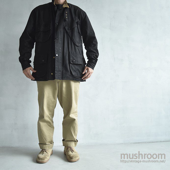 BARBOUR INTERNATIONAL WAXED JACKET（ONE CROWN） - 古着屋 