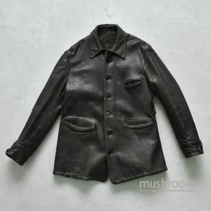 SINGLE BREASTED HORSE HIDE CAR COAT