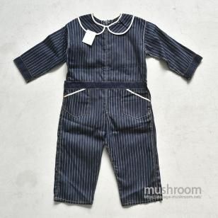CORKER WABASH-STRIPE PLAYSUIT6/DEADSTOCK