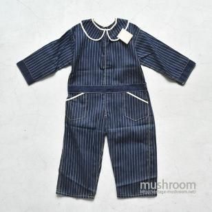 CORKER WABASH-STRIPE PLAYSUIT5/DEADSTOCK