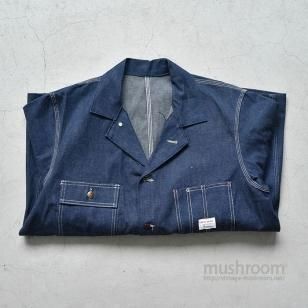 BIG MAC  DENIM COVERALL 44/DEADSTOCK 