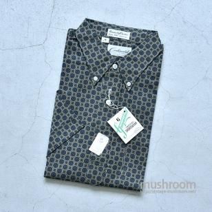 GUYMONT SPORTSWEAR PRINT COTTON S/S BOX SHIRT M/DEADSTOCK 
