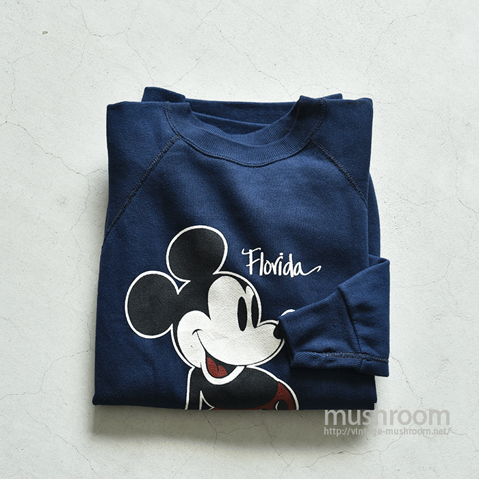 OLD MICKY MOUSE SWEAT SHIRT（M/DEADSTOCK）