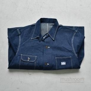 MW PIONEER DENIM COVERALL WITH CHINSTRAP44/DEADSTOCK