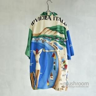 POLO BY RALPH LAUREN RIVIERA ITALIA S/S RAYON SHIRT
