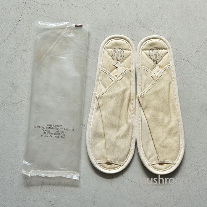 US.Military Hospital Slippers（SIZE4/DEADSTOCK）