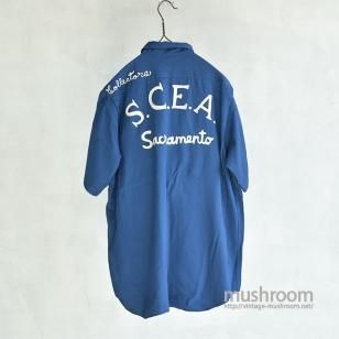OLD EMBROIDERY BOWLING SHIRT