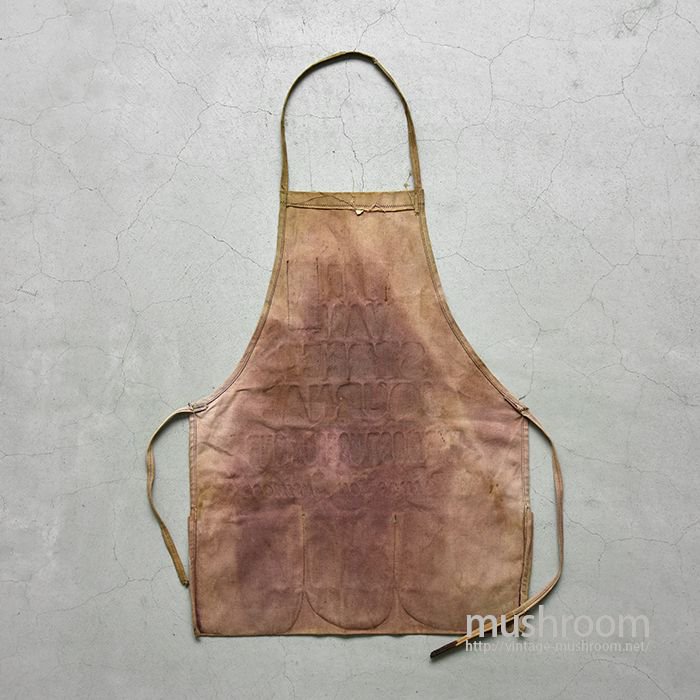 THE WALL STREET JOURNAL BROWN CANVAS APRON - 古着屋 ｜ mushroom(マッシュルーム) ヴィンテージ クロージングストア