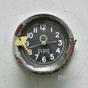 U.S.N MARK1CHROMED BRASS DECK CLOCK