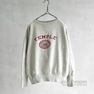 OLD COLLEGE PRINT S/V SWEAT SHIRT