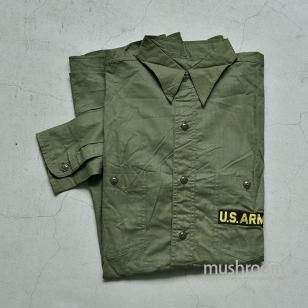 U.S.NARMY POPLIN UTILITY SHIRTDAEDSTOCK/15 1/2
