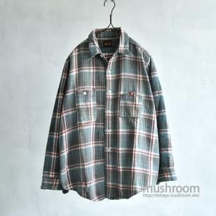 BIG YANK PLAID FLANNEL WORK SHIRT