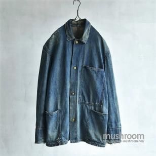 WHITE FIELD DENIM COVERALL