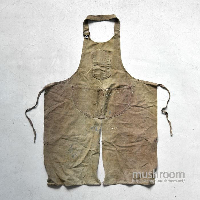 OLD CANVAS WORK APRON