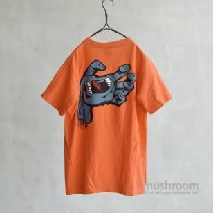 SANTA CRUZ SCREAMING HAND SK8 T-SHIRT