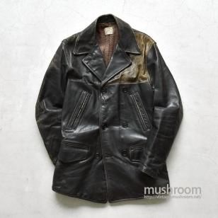 OLD TWO TONE DOUBLE BREASTED CAR COAT