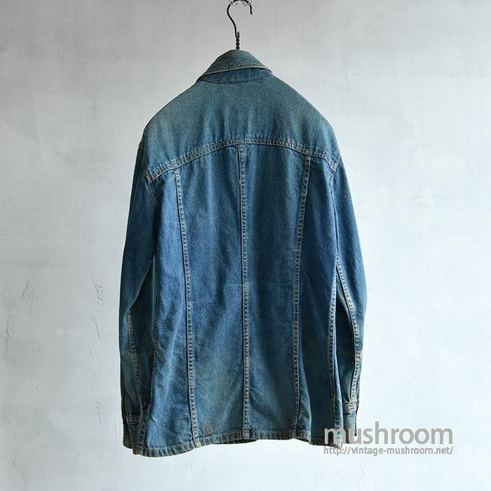 HEUGN ハンティング ジャケット デニム シャツ bisown ユーロ 古着 Ou? by EDWIN】デニムスタンドジャケット 2024秋冬 ｜子供服
