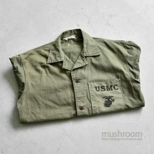 USMC P-41 TWO-TONE HBT UTILITY JACKET40/ONE-WASHED