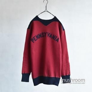SPALDING W/V TWO-TONE WOOL SWEAT SHIRT