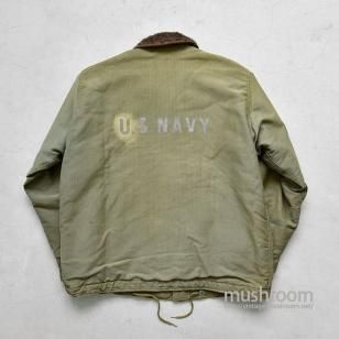 U.S.NAVY N-1 DECK JACKET WITH STENCIL 