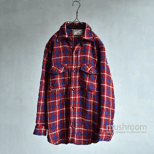 ZENITH PLAID WOOL SHIRT WITH CHINSTRAP