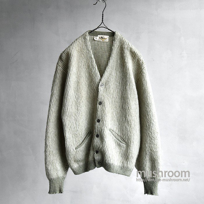 OLD STRIPE MOHAIR CARDIGAN - 古着屋 ｜ mushroom(マッシュルーム