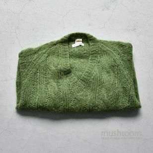 OHRBACH'S V-NECK MOHAIR SWEATERXL/DEADSTOCK