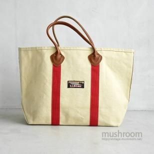 L.L.BEAN CANVAS TOTE BAGALMOST DEADSTOCK