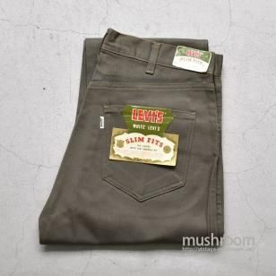 LEVI'S 800D SLIM FITS PANTS W33L30/DEADSTOCK 