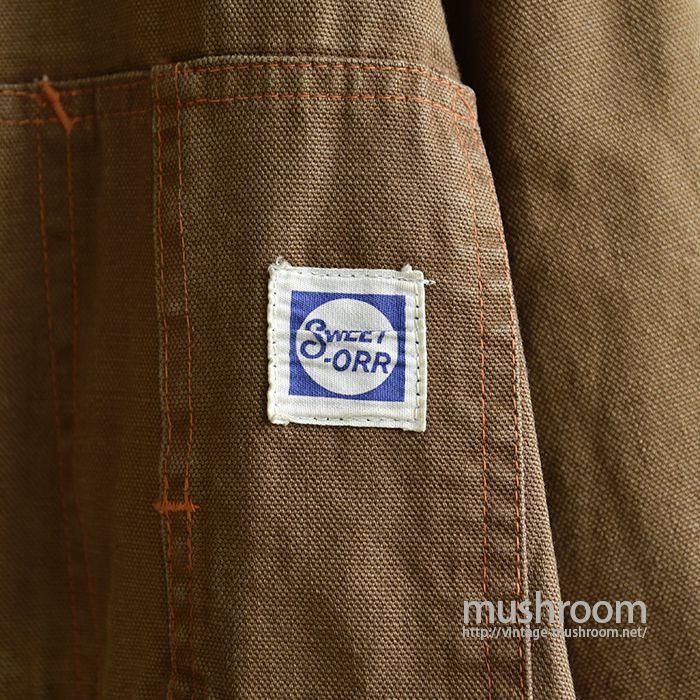 50〜60s Sweet ~Orr duck overall ヴィンテージ 商品紹介 » “SWEET-ORR” BROWN DUCK OVERALL - Suntrap, Vintage