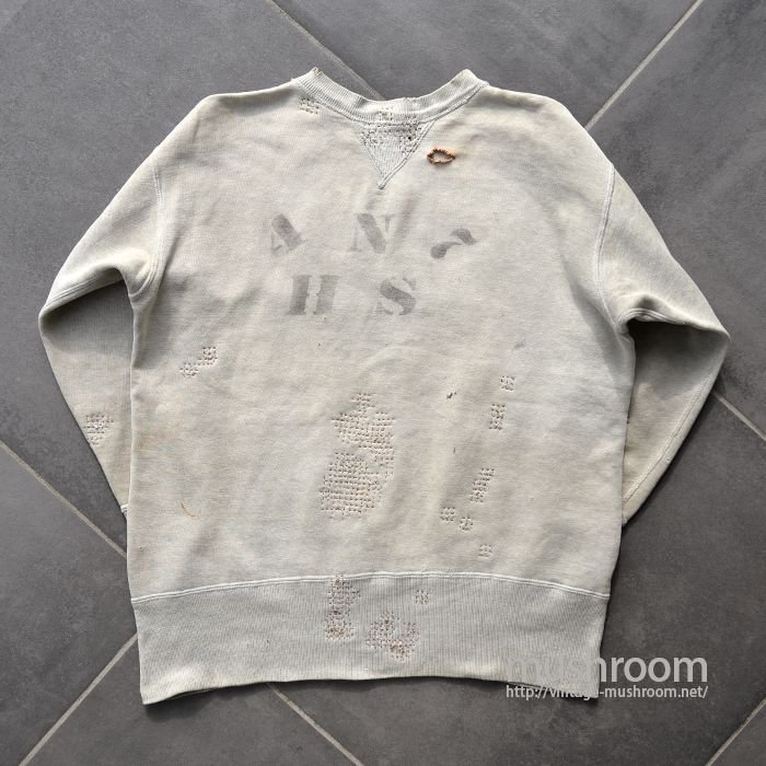 OLD W/V SWEAT SHIRT WITH STENCIL